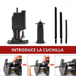 Caladora Pro™ Convertidor de Taladro a Sierra + 2 cuchillas🔥HOY 35%DCTO🔥